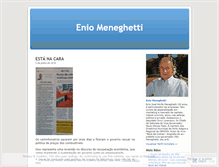 Tablet Screenshot of eniomeneghetti.com